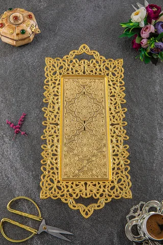 2 KİŞİLİK FİYONK DİKDÖRTGEN TEPSİ (19cmX42cm)