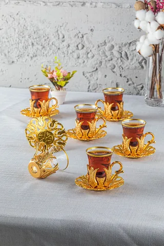 Hanedan 6 Lı Çay Seti (Tepsisiz)