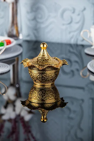Yuvarlak Kapaklı Lalegül Tas